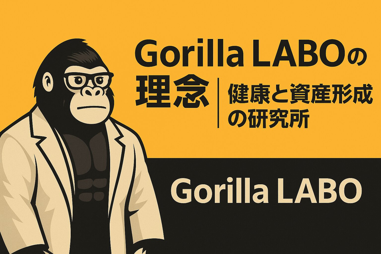 【Gorilla LABOの理念】健康とお金を同時に育てる理由