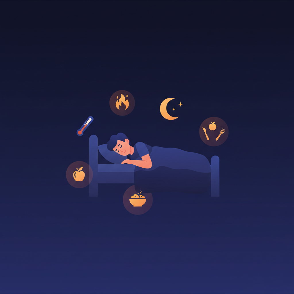 睡眠不足だと太る科学的理由｜体温・食欲・代謝への影響を解説