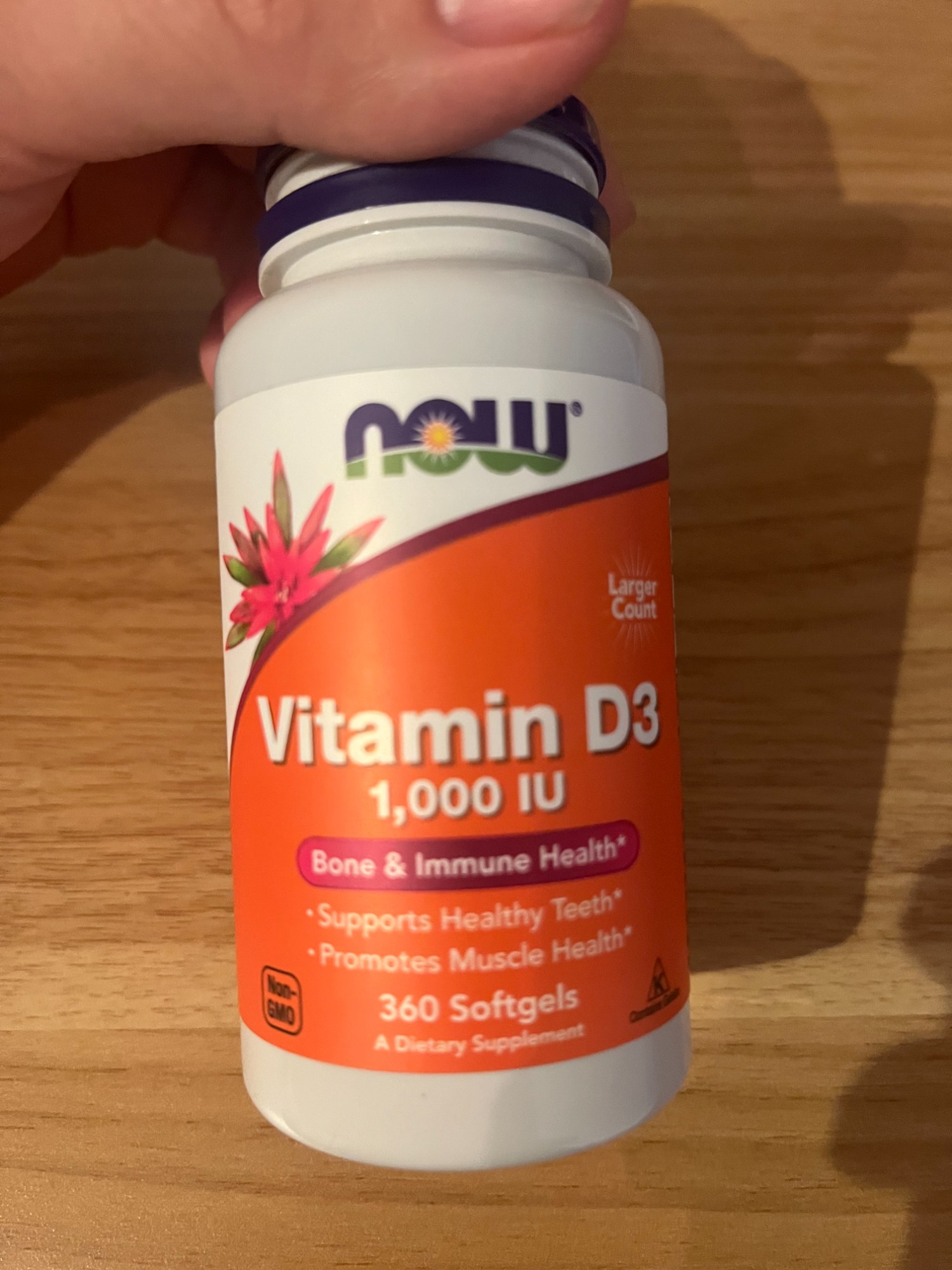 NOW Foods Vitamin D3 1,000 IU